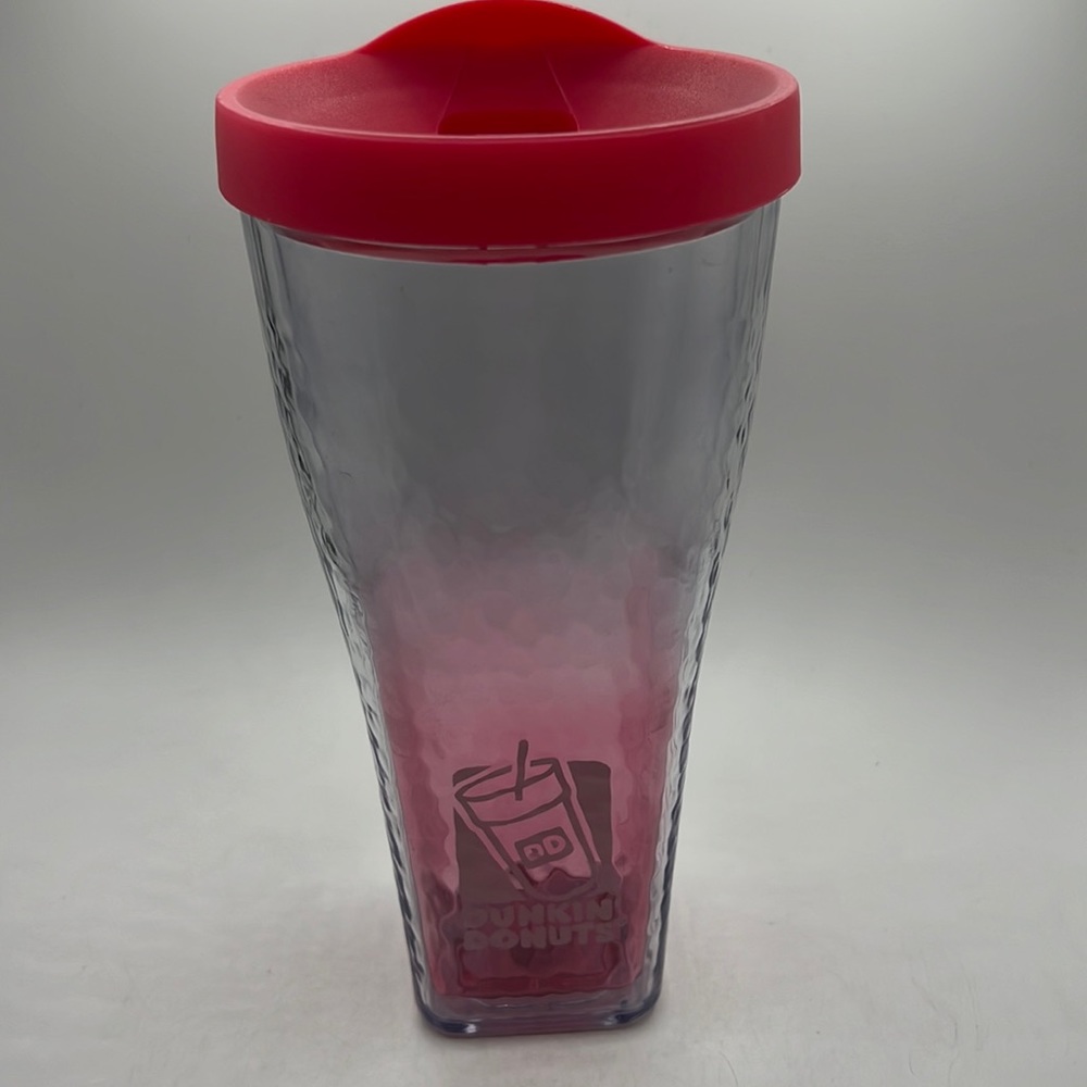 Dunkin Donuts Pink acrylic Tumbler